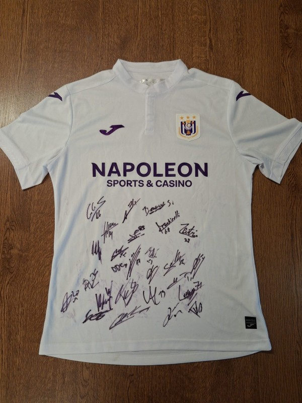 Gesigneerd t-shirt Anderlecht